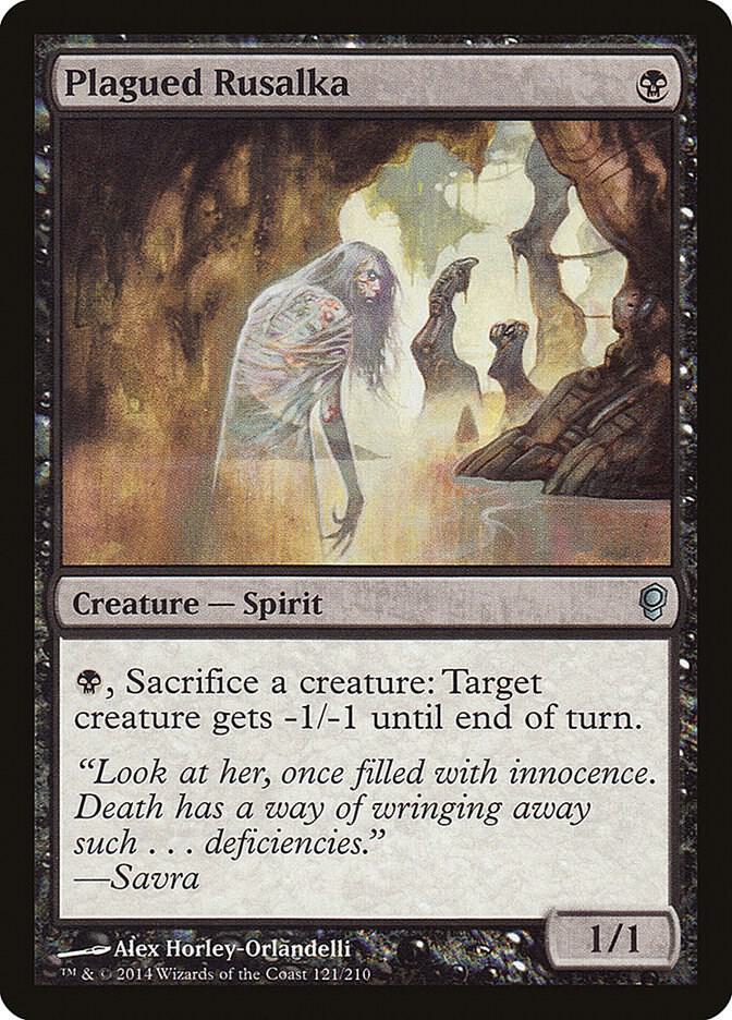 Plagued Rusalka 121 card from Conspiracy