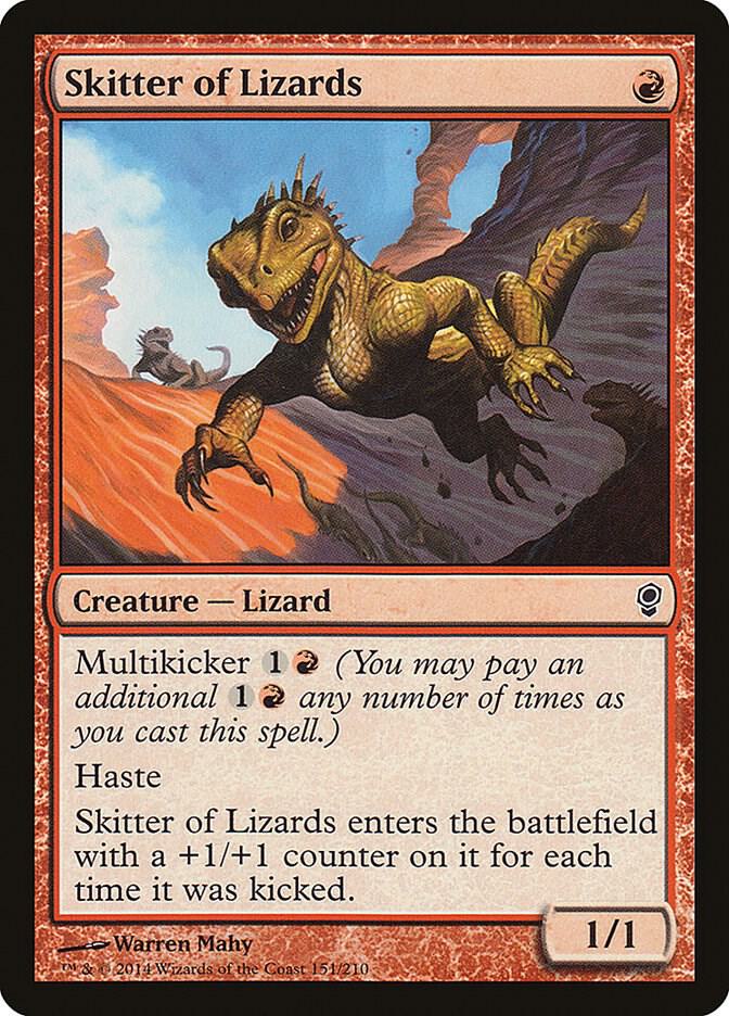 Skitter of Lizards 151 card from Conspiracy