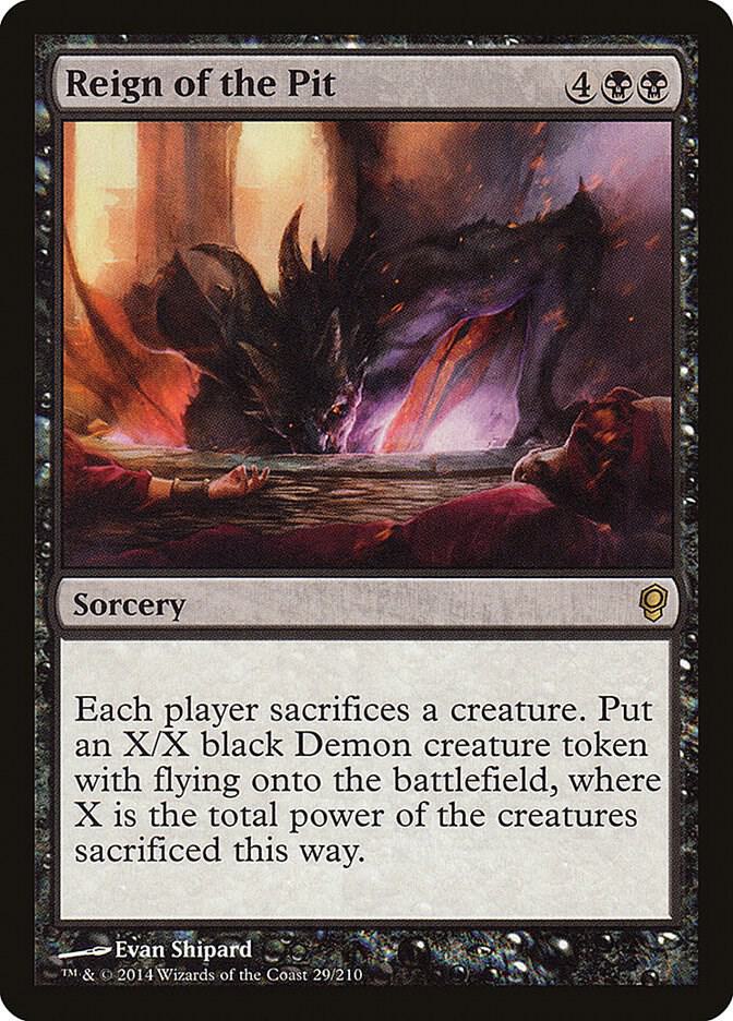 Reign of the Pit 29 card from Conspiracy