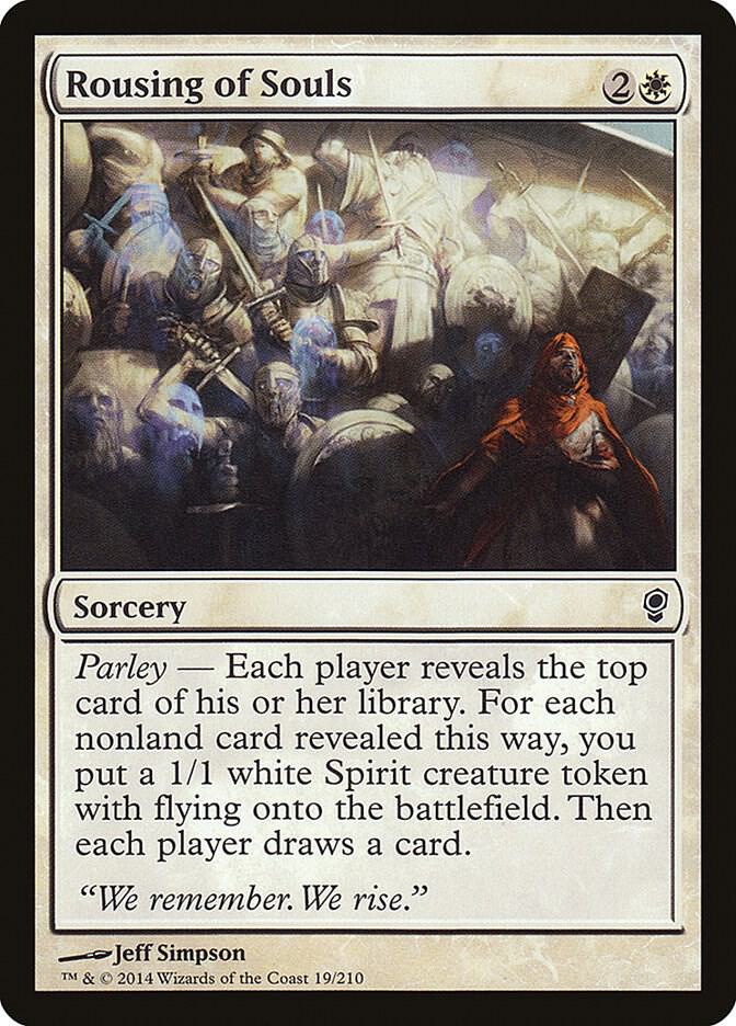Rousing of Souls 19 card from Conspiracy