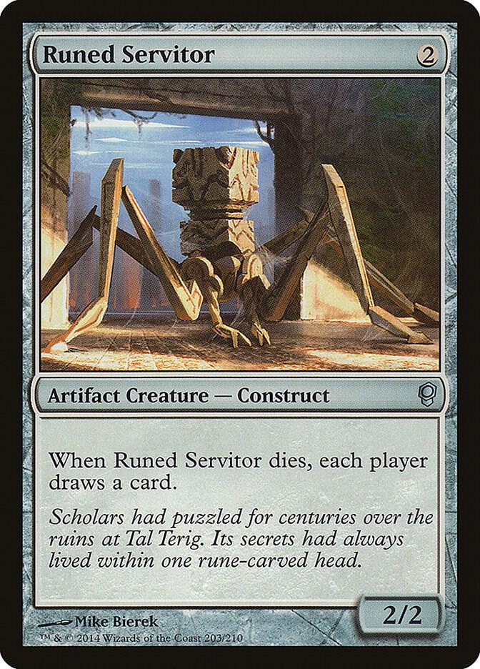 Runed Servitor 203 card from Conspiracy