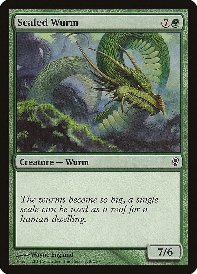 Scaled Wurm 178 card from Conspiracy