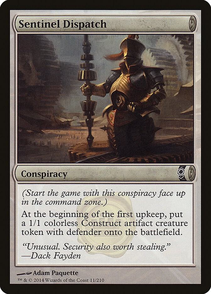 Sentinel Dispatch 11 card from Conspiracy