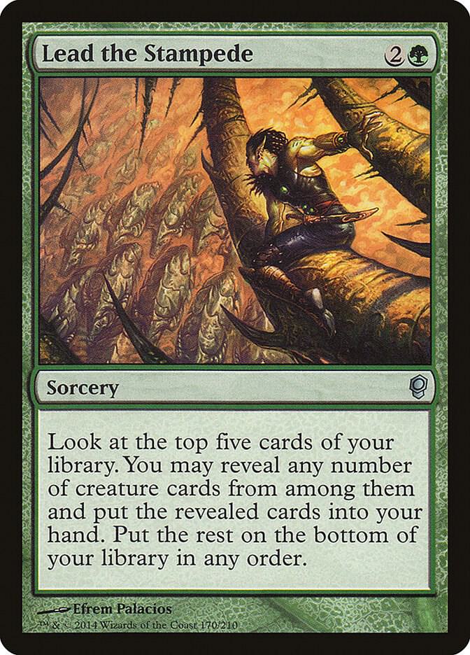 Lead the Stampede 170 card from Conspiracy