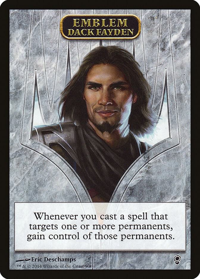 Emblem - Dack Fayden 9 card from Conspiracy