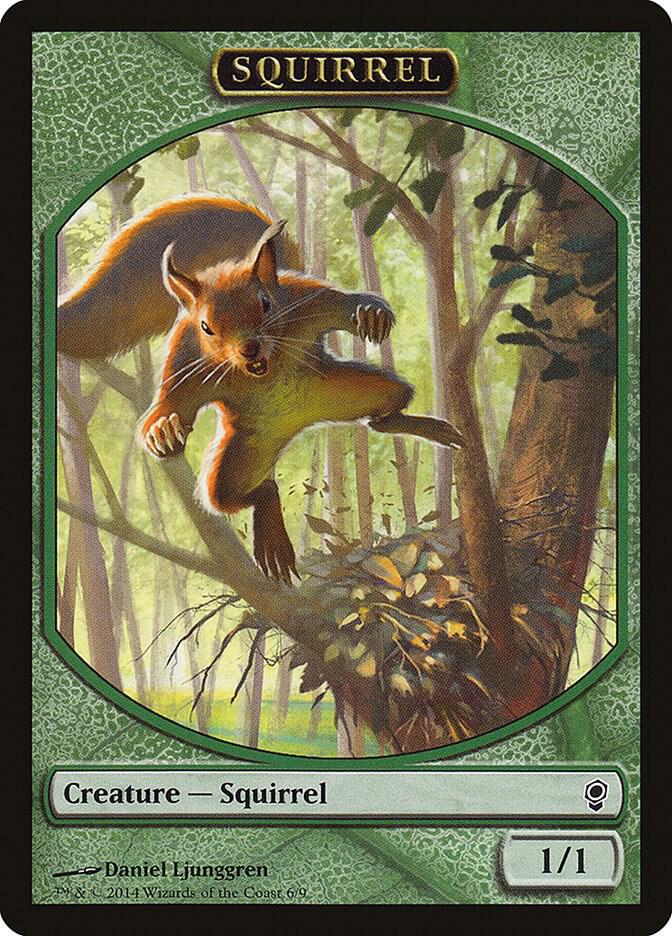 Squirrel Token 6 card from Conspiracy