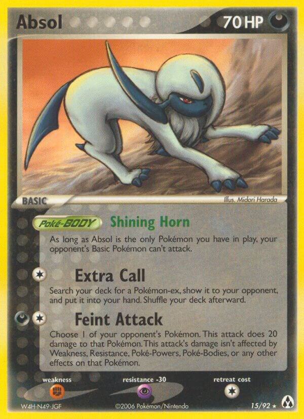 Absol 15/92 card from Legend Maker