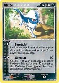 Absol 18/110 card from Holon Phantoms