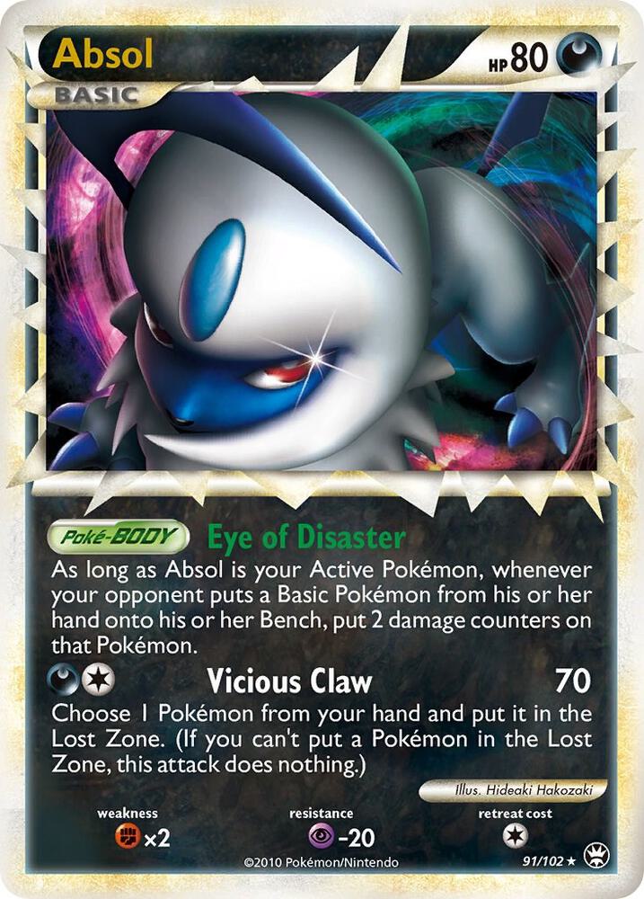 Absol (Prime) 91/102 card from Triumphant