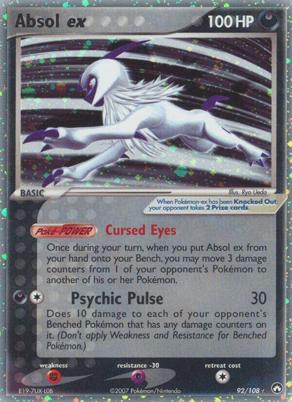 Absol ex 92/108 card from Power Keepers