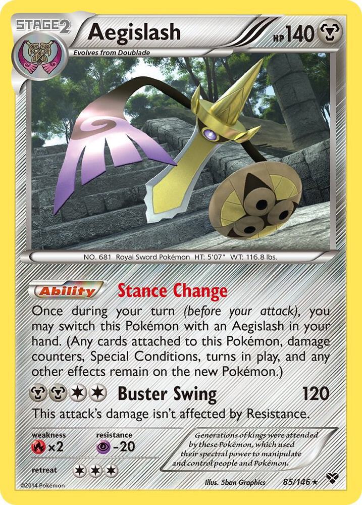 Aegislash (85) 85/146 card from XY Base Set