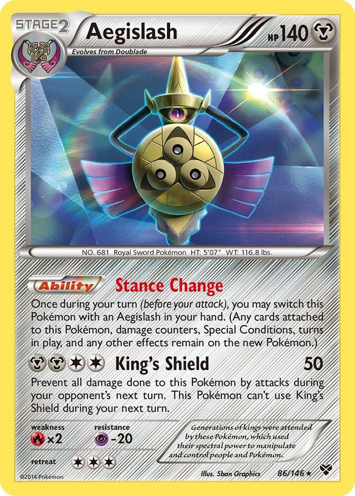 Aegislash (86) 86/146 card from XY Base Set