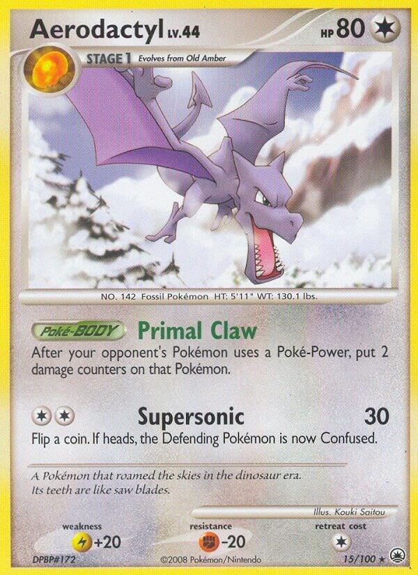 Aerodactyl 15/100 card from Majestic Dawn