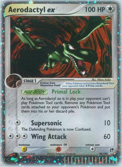 Aerodactyl ex 94/100 card from Sandstorm