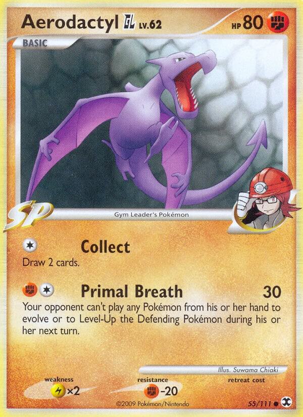 Aerodactyl GL 55/111 card from Rising Rivals