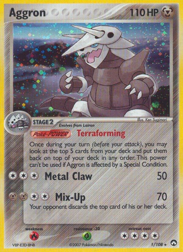 Aggron 1/108 card from Power Keepers