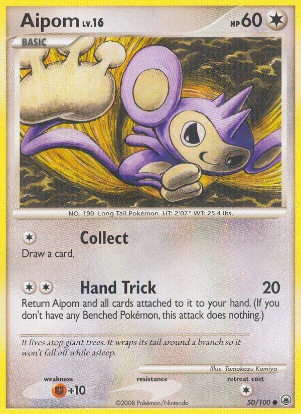 Aipom (50) 50/100 card from Majestic Dawn