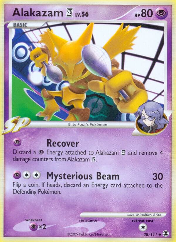 Alakazam E4 38/111 card from Rising Rivals