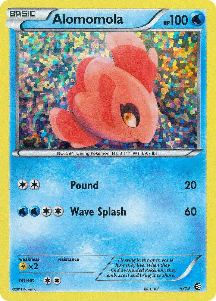 Alomomola - 5/12 005/012 card from McDonald's Promos 2011