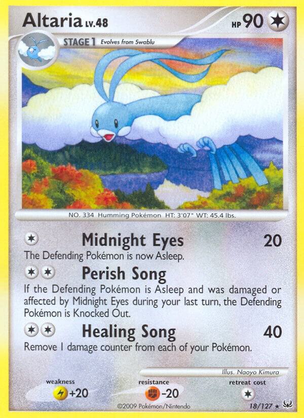 Altaria 18/127 card from Platinum