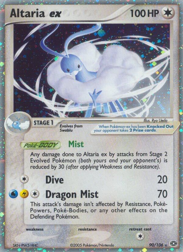 Altaria ex 90/106 card from Emerald