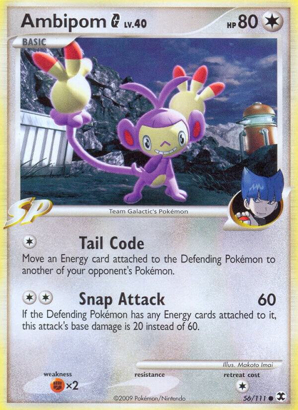 Ambipom G 56/111 card from Rising Rivals