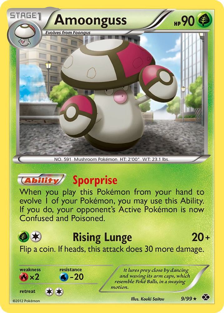 Amoonguss 9/99 card from Next Destinies