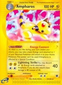 Ampharos (34) 034/165 card from Expedition