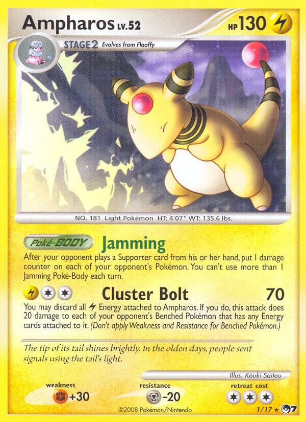 Ampharos 001/017 card from POP Series 7