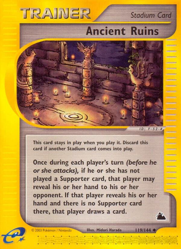 Ancient Ruins 119/144 card from Skyridge