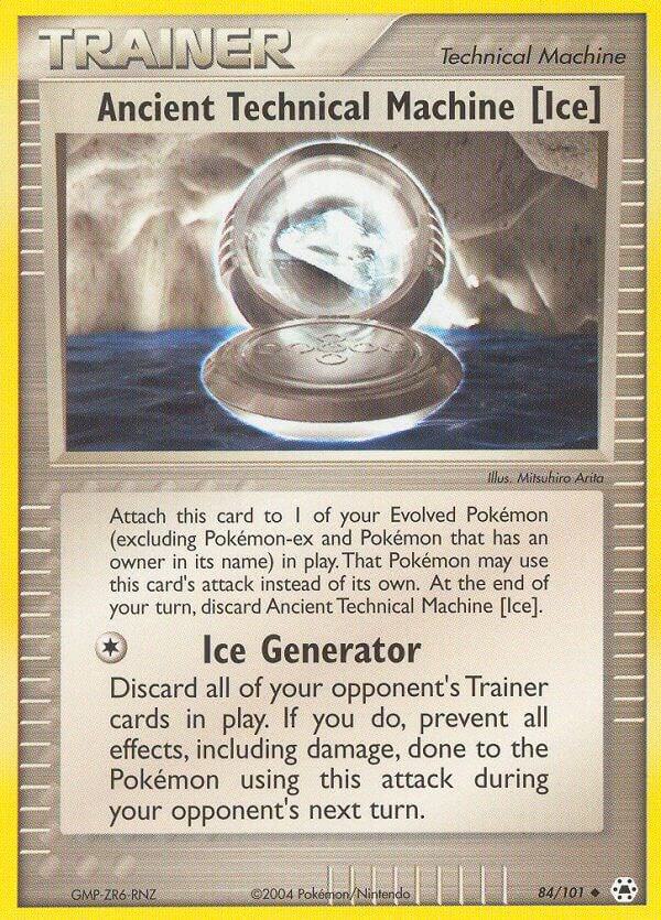 Ancient Technical Machine [Ice] 84/101 card from Hidden Legends