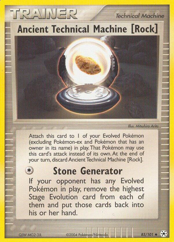 Ancient Technical Machine [Rock] 85/101 card from Hidden Legends