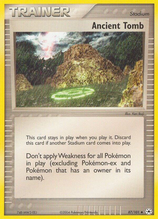 Ancient Tomb 87/101 card from Hidden Legends