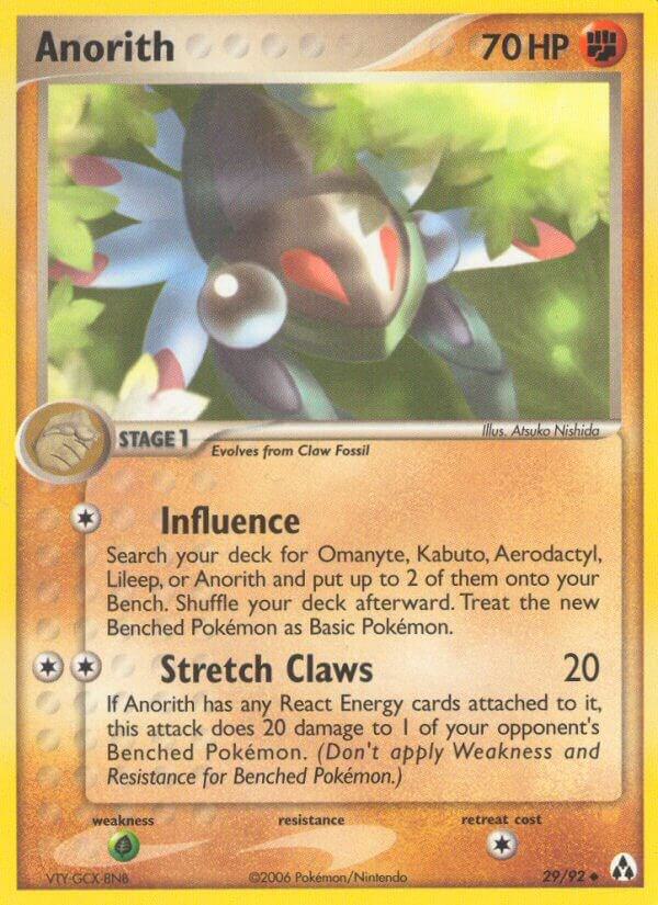 Anorith 29/92 card from Legend Maker
