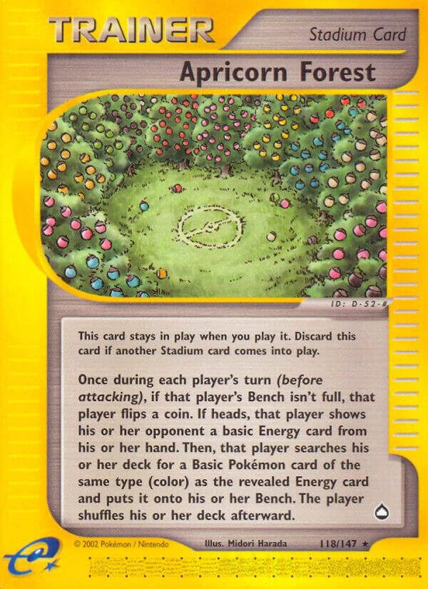 Apricorn Forest 118/147 card from Aquapolis