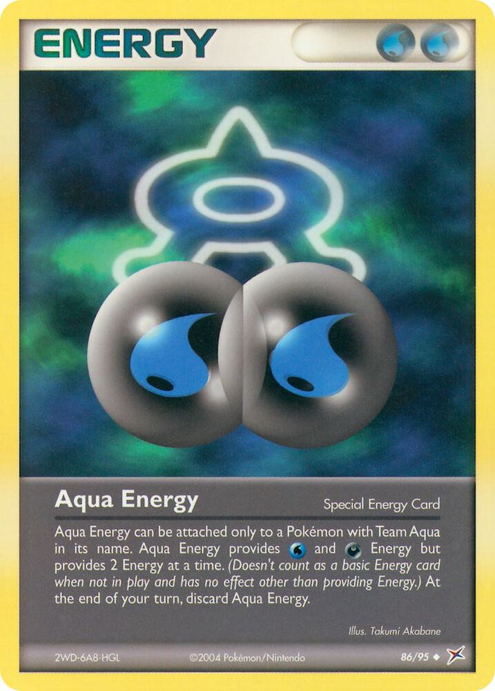 Aqua Energy 86/95 card from Team Magma vs Team Aqua