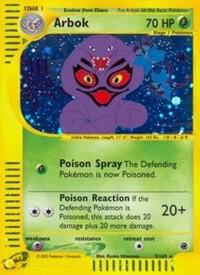 Arbok (3) 003/165 card from Expedition