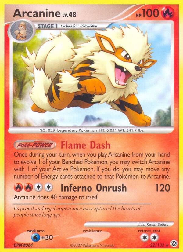 Arcanine 22/132 card from Secret Wonders