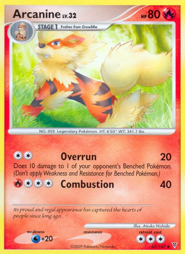 Arcanine 50 card from Supreme Victors