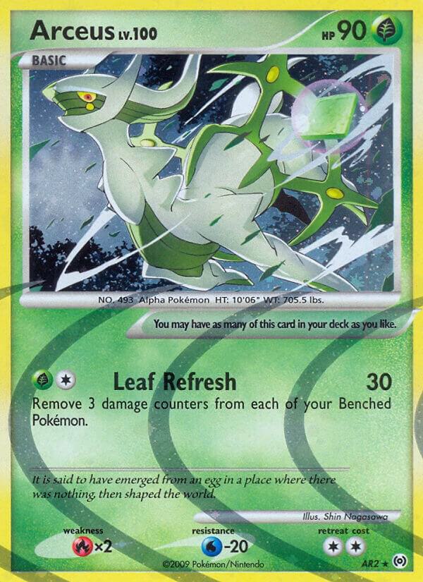 Arceus AR2 card from Arceus