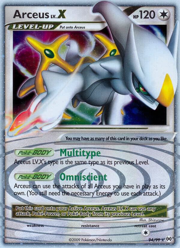 Arceus Lv.X (94) 94/99 card from Arceus