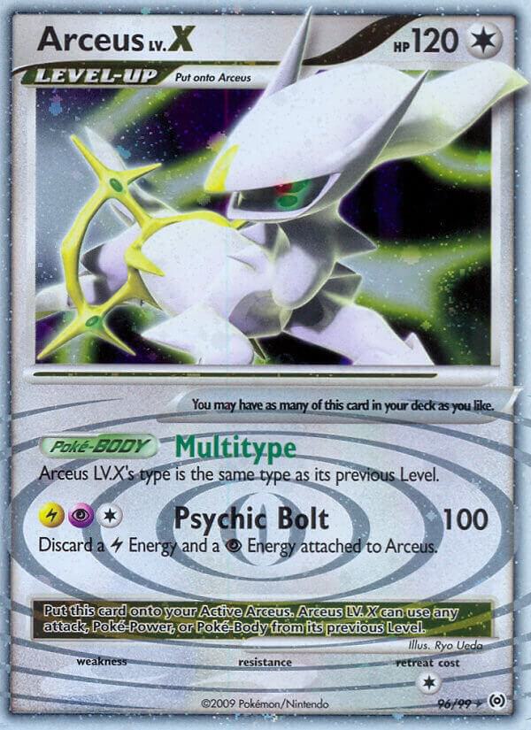 Arceus Lv.X (96) 96/99 card from Arceus