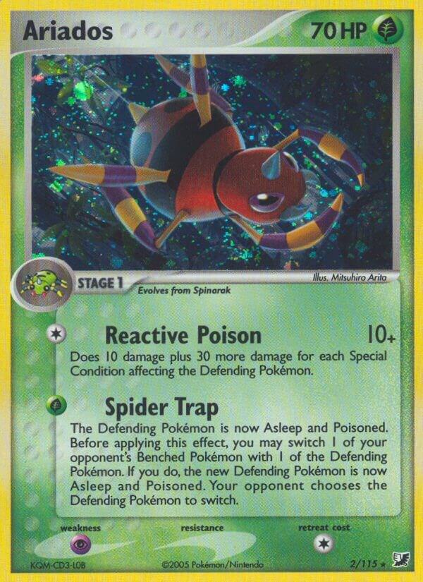 Ariados 2/115 card from Unseen Forces