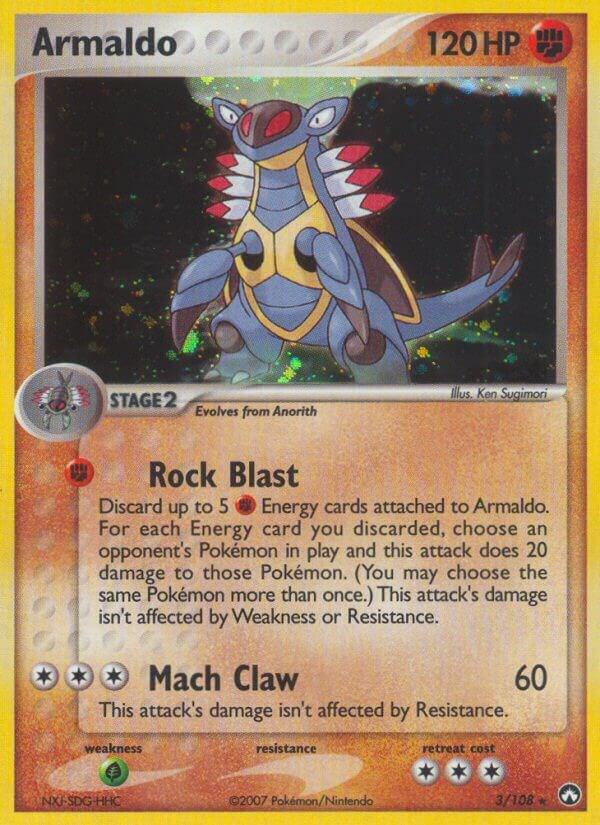 Armaldo 3/108 card from Power Keepers