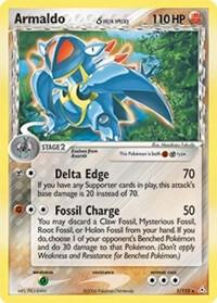 Armaldo (Delta Species) 1/110 card from Holon Phantoms