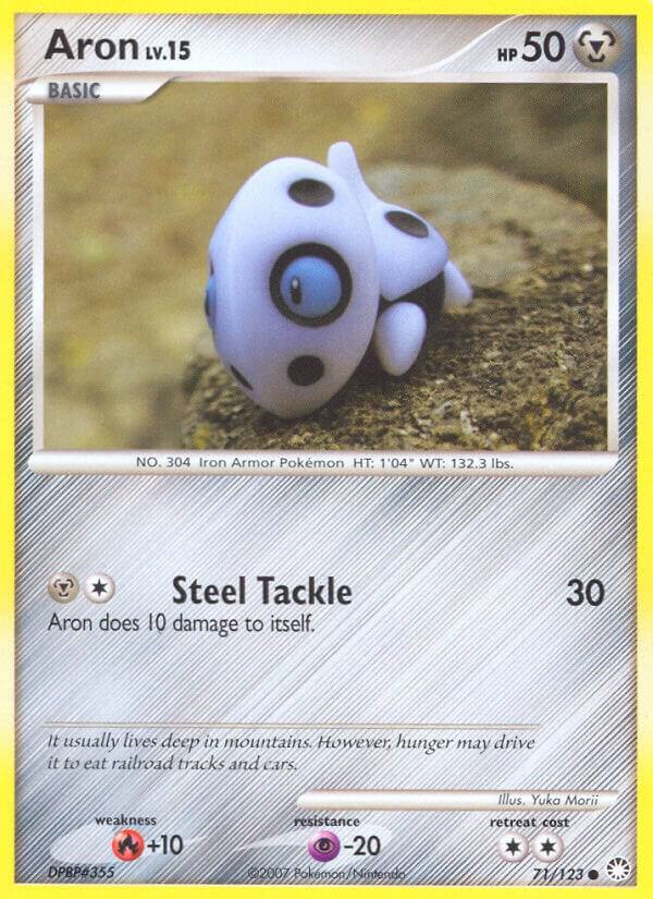 Aron 71/123 card from Mysterious Treasures