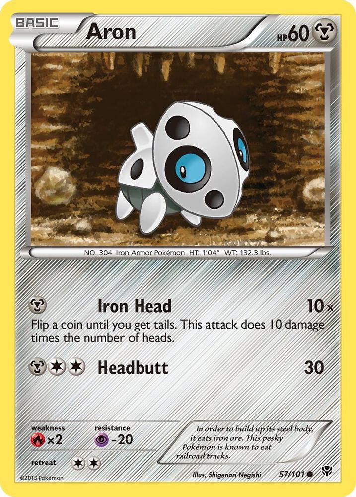 Aron 57/101 card from Plasma Blast