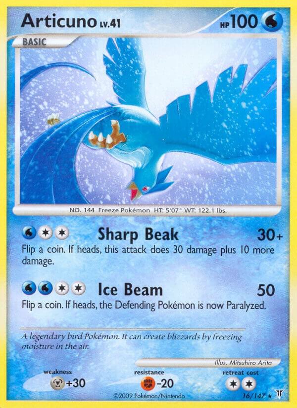 Articuno 16 card from Supreme Victors