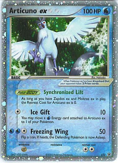 Articuno ex (EX Collector's Window Tins) 032 card from Nintendo Promos