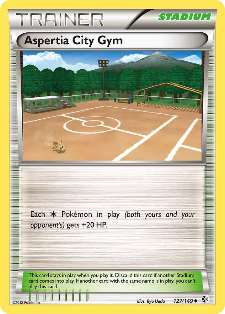 Aspertia City Gym 127/149 card from Boundaries Crossed